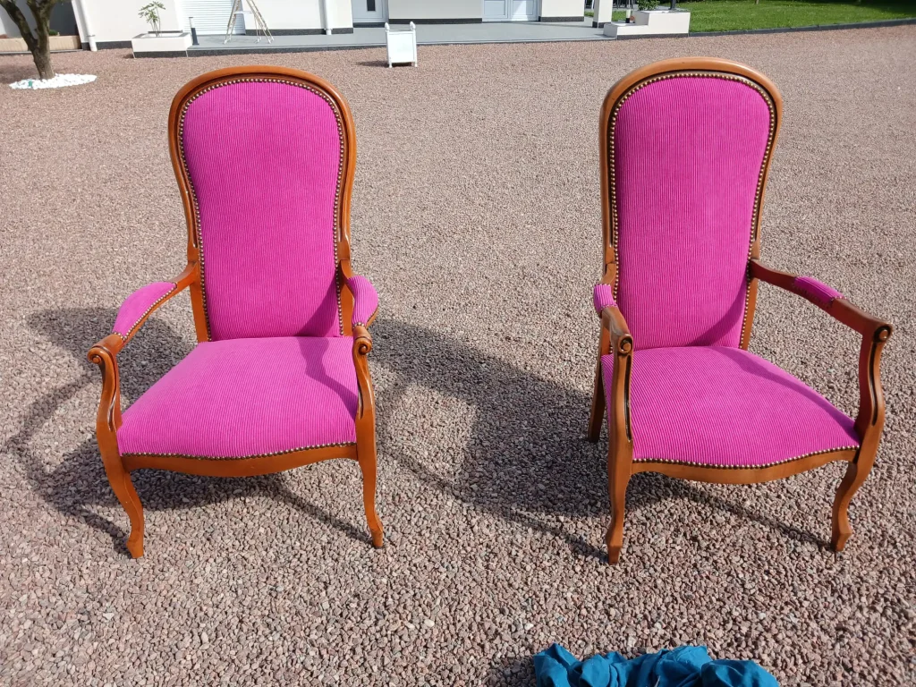 rénovation fauteuil voltaire tapissier saint-etienne